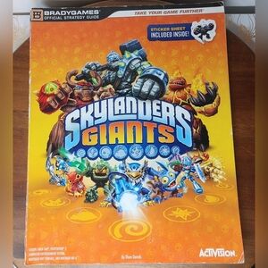 Skylanders Giants Official Strategy Book - Stickers Present